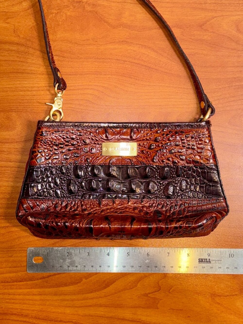 Brahmin Anytime Mini, Dark Cocoa Vineyard - Picture 4 of 6